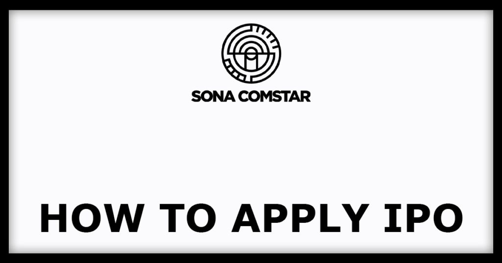 how to apply sona ipo