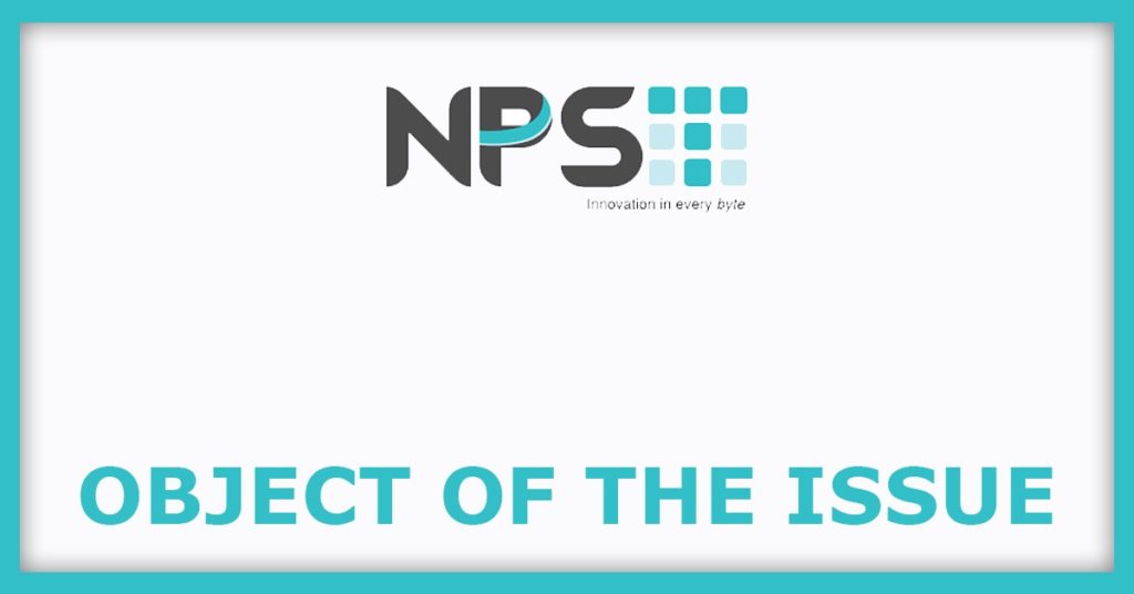 NPST IPO
Object Of The issue