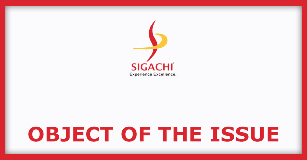Sigachi Industries IPO
Object Of The Issue