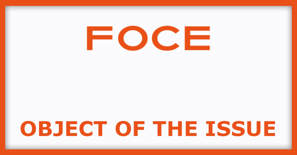 Foce India IPO
Object Of The Issue