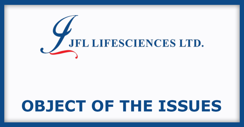 JFL Life Sciences IPO
Object of the Issues