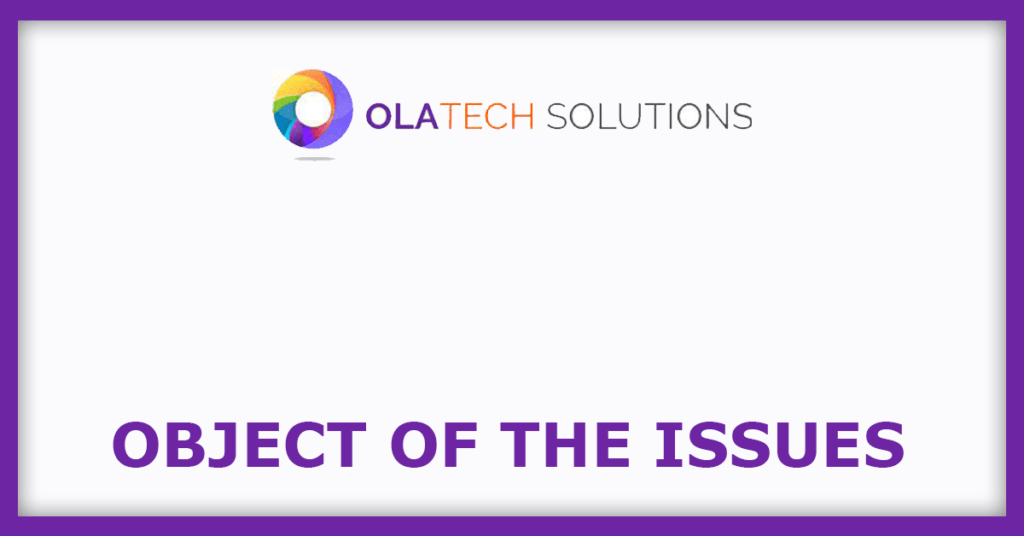 Olatech Solutions IPO
Issue Object