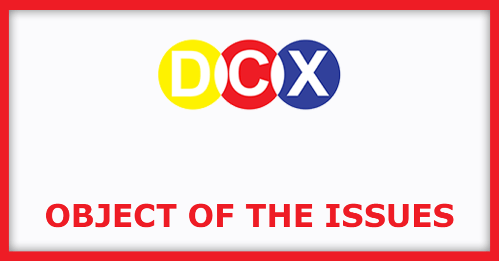DCX Systems IPO 
Issue Object