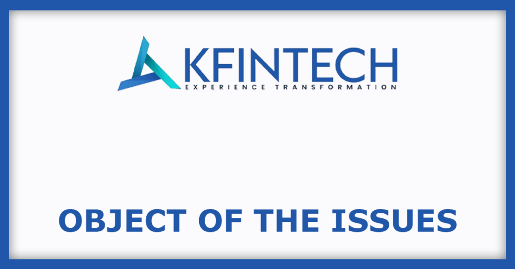 KFin Technologies IPO
Issue Object