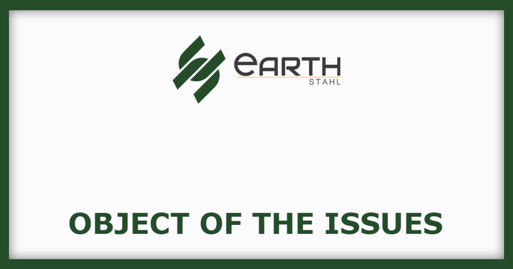 Earthstahl & Alloys IPO
Issue Object