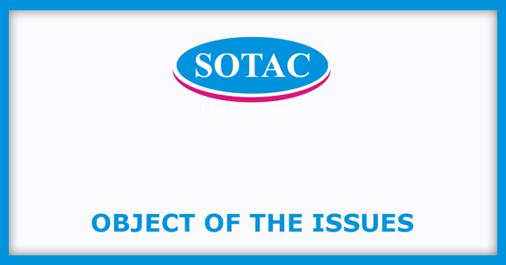 Sotac Pharmaceuticals IPO
Object Issue