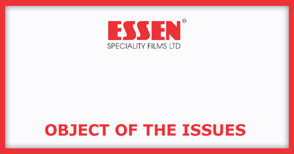 Essen Speciality Films IPO
Object Issues