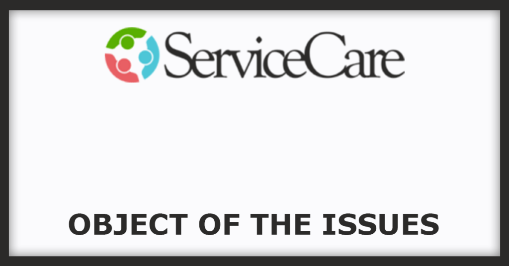 Service Care IPO
Object of the Issues