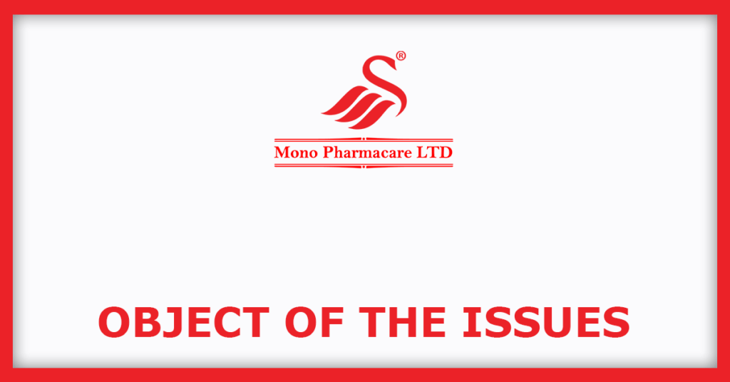 Mona Pharmacare IPO
Object of the Issues