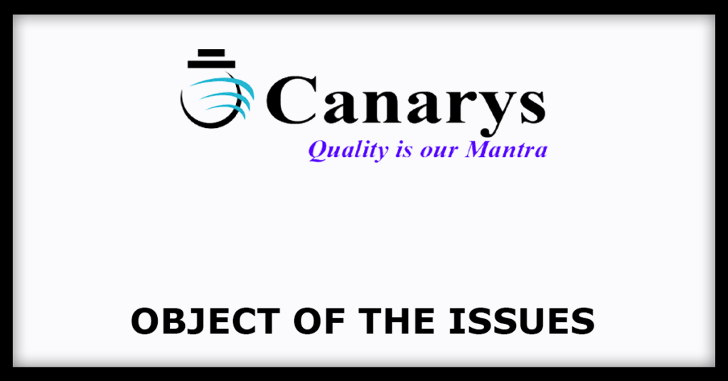Canarys Automations IPO
Object of the Issues