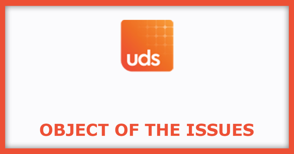 Updater Services IPO
Object of the Issues