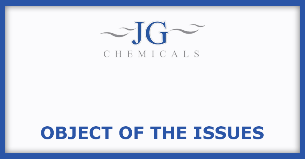 JG Chemicals IPO
Object of the Issues