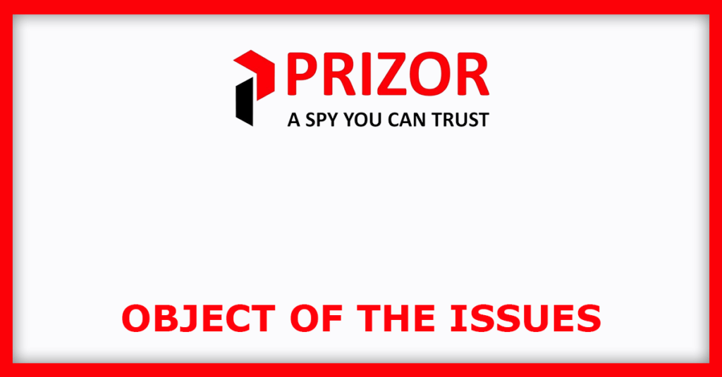 Prizor Viztech IPO
Object of the Issues