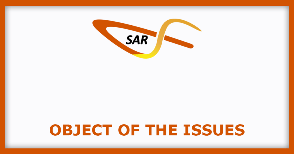 SAR Televenture FPO
Object of the Issues