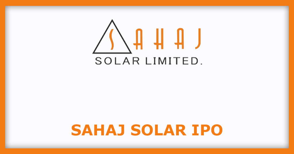 Sahaj Solar IPO