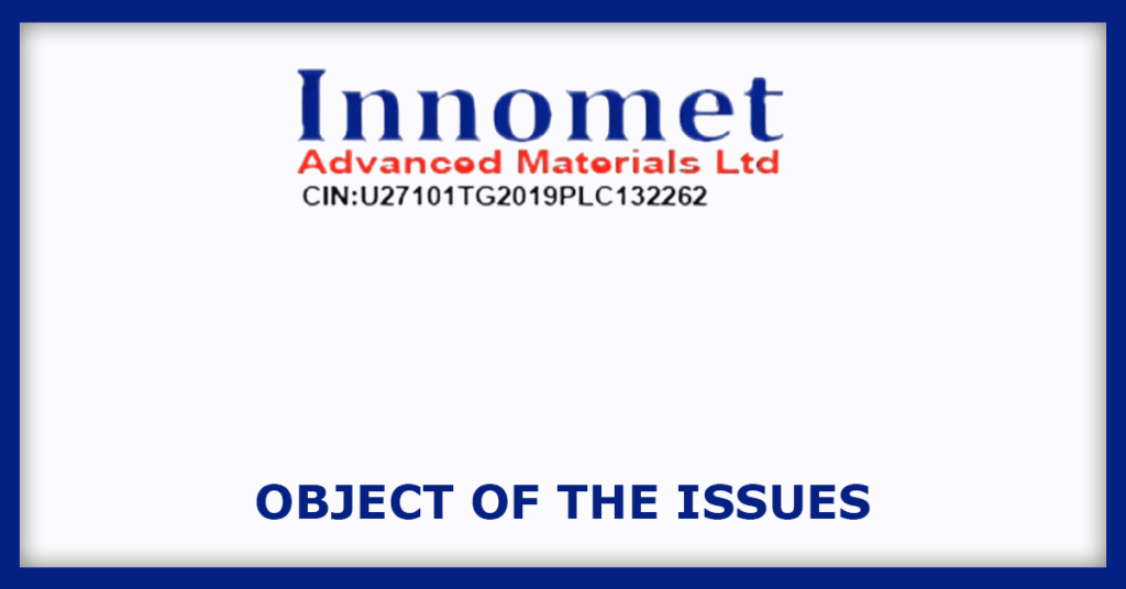 Innomet Advanced Materials IPO
Object of the Issues