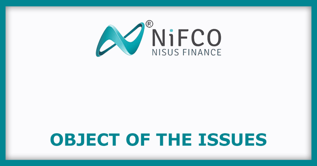 Nisus Finance Services IPO
Object of the Issues