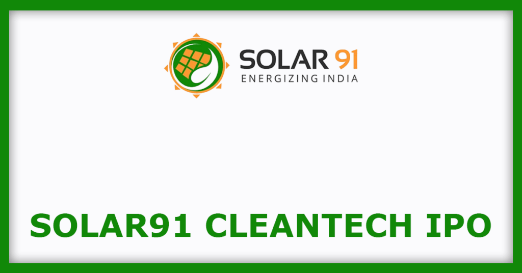 Solar91 Cleantech IPO