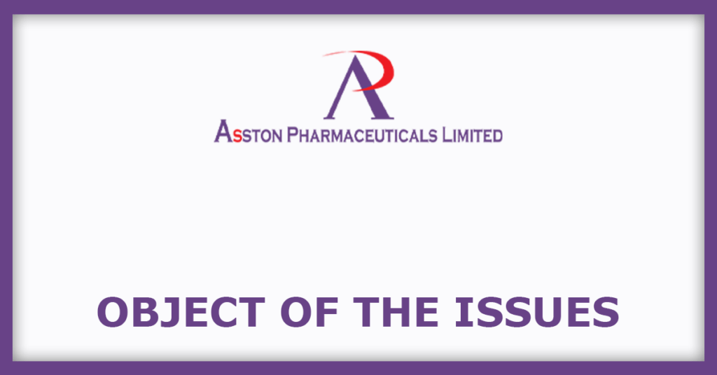 Asston Pharmaceuticals IPO
Object of the Issues