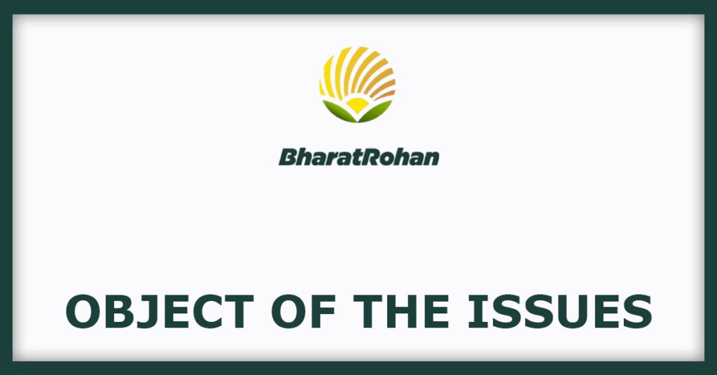 BharatRohan Airborne Innovations IPO
Object of the Issues