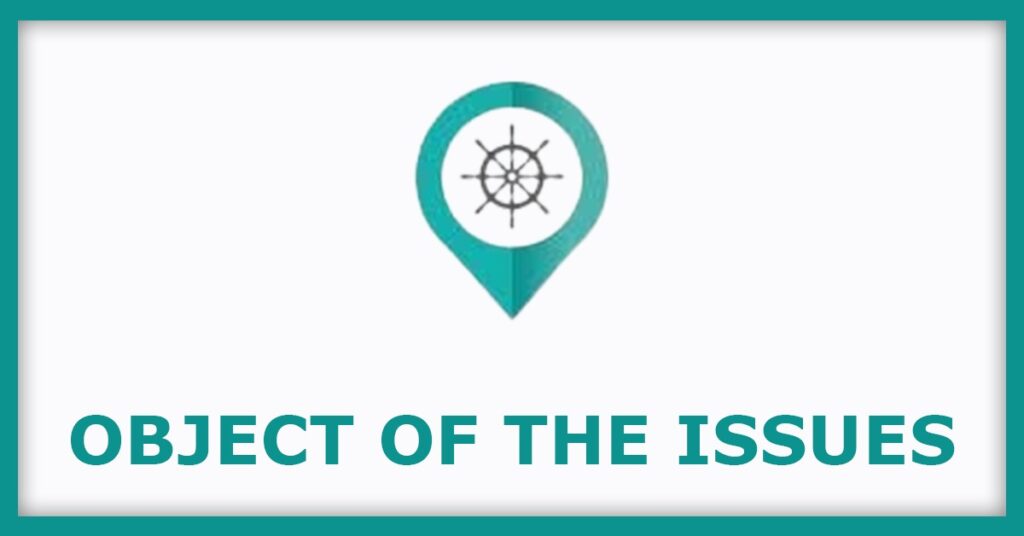 Shipwaves Online IPO
Object of the Issues
