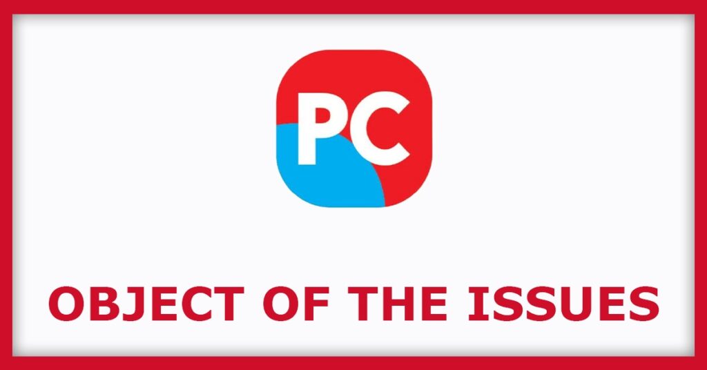 Invicta Diagnostic IPO
Object of the Issues