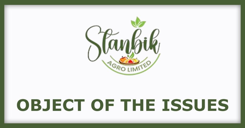 Stanbik Agro IPO
Object of the Issues
