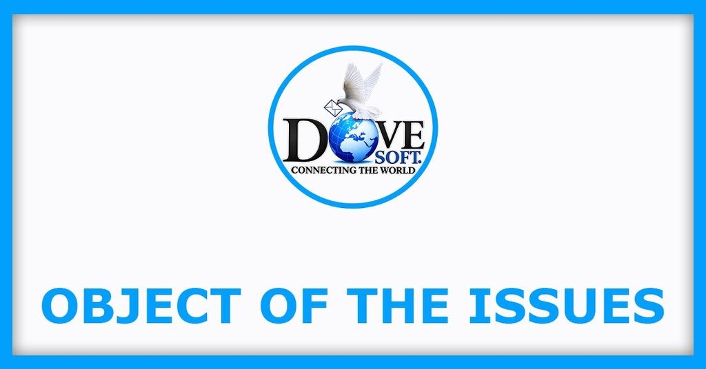 Dove Soft IPO
Object of the Issues