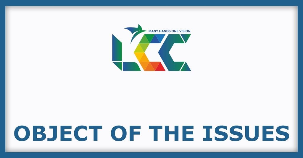 LCC Projects IPO
Object of the Issues