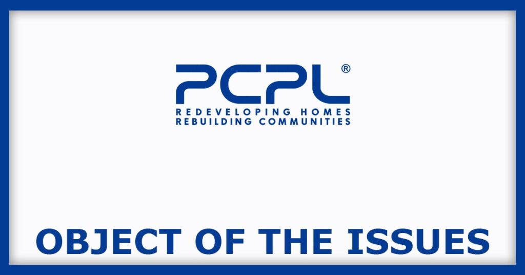 Pranav Constructions IPO
Object of the Issues