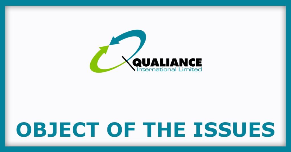 Qualiance International IPO
Object of the Issues