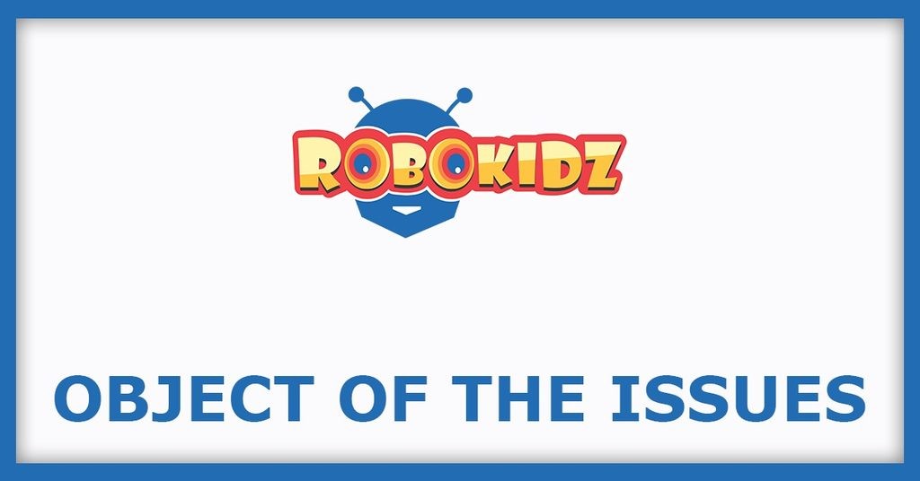 Robokidz Eduventures IPO
Object of the Issues
