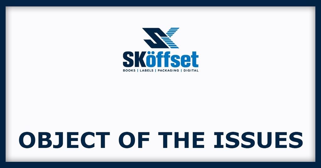 S.K.Offset IPO
Object of the Issues