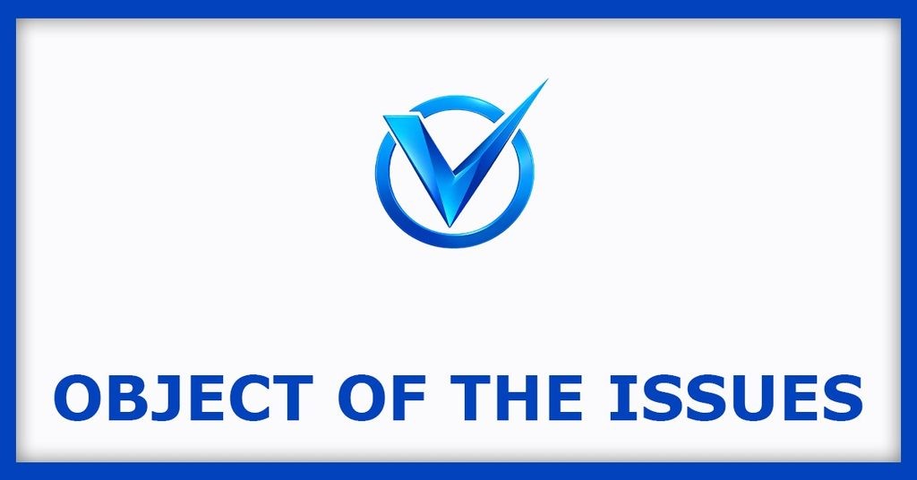 Vectras Enprocon IPO
Object of the Issues